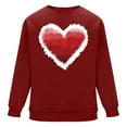 thumbnail image 4 of Timegard Mens Sweatshirts Valentines Day Print Long Sleeve Pullover Casual Basic Comfy Lightweight Tops, 4 of 6