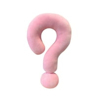 Tunhigl Question Mark Pillows: Soft and Flexible Plush Body Pillow for Office Naps, Travel, and Comfort - Perfect Gift for All Ages in Multiple Colors Pink