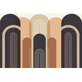 thumbnail image 2 of Urban Epiphany 32x23 White Modern Wood Framed Museum Art Print Titled - Mid Century Arches, 2 of 4