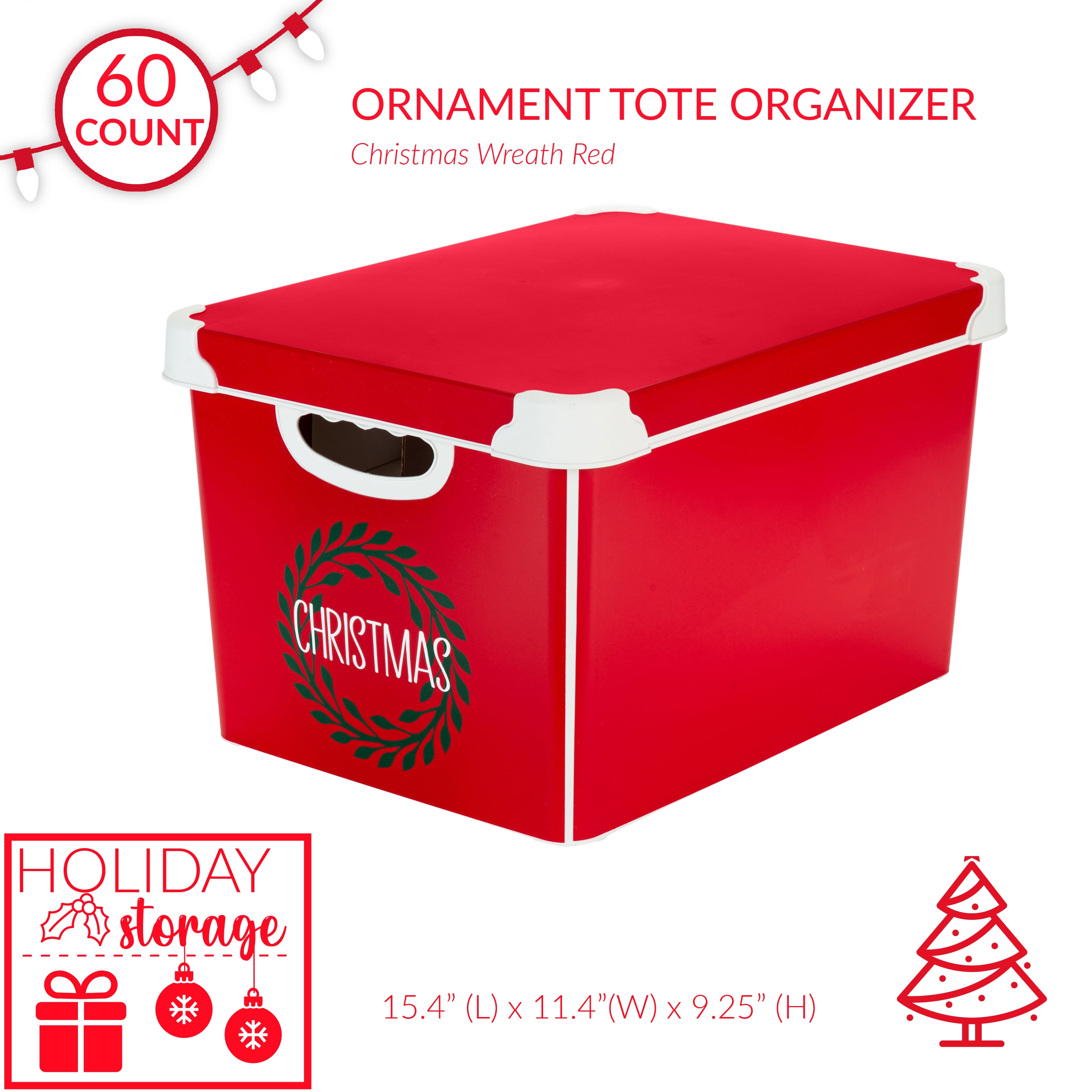 Kennedy International Ornament Storage 9003-RED, Color: Red - JCPenney