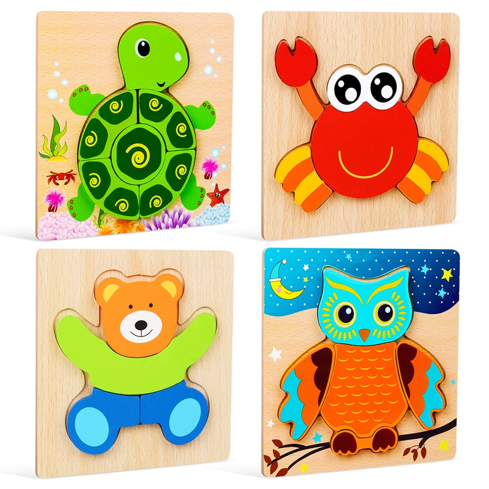 Sunnypig Puzzles Toys for 4 5 6 Year Old Boys Girls, Kids Toys for Toddlers Boy Age 4-6 Dinosaur Jigsaw Puzzles for 4-8 Year Old Children Preschool