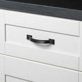 thumbnail image 3 of GlideRite 3 in. Center Arched Square Pulls Cabinet Hardware Handles, Matte Black, Pack of 10, 3 of 3