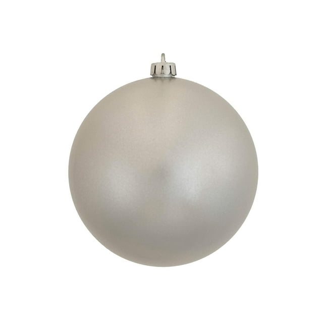 Bola de Adorno Navideño Vickerman Caramelo Plateado 8 cm