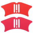 thumbnail image 2 of Silicone Nose Shadow Tool, Contour Template Set with Lip Corner & Eyelash Guide, 2pcs, for Makeup Application, 2 of 7