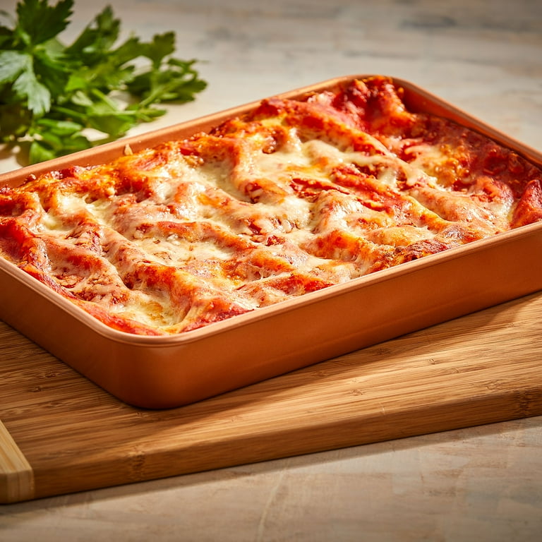 Copper top chef lasagna