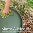 thumbnail image 4 of Sunnydaze Gleeful Garden Metal Bird Bath for Outdoors - UV-Resistant Large Bird Bath for Outside - 23-Inch - Matte Green, 4 of 16
