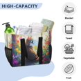 thumbnail image 5 of YAZAOO Mesh Beach Bags Totes Foldable Multiple Pockets Creatively Radiant Garden Cat Printed, 5 of 8