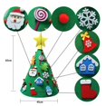 thumbnail image 4 of DIY Felt 3D Navidad Christmas Tree Santa Snowflake Candy Elk Decoration New Year Home Decorations Children's Gifts, 4 of 4