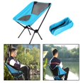 thumbnail image 4 of Silla de Camping Plegable Portátil Perfecl Azul con Bolsa de Transporte, 4 of 8
