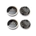 thumbnail image 2 of pcs for Audi car Outer diameter 69mm Hubcaps, Compatible with A4, A4L, A6L, 2 of 5