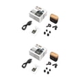 thumbnail image 1 of Sidaley Auriculares inalámbricos compatibles con Bluetooth 5,0, auriculares deportivos 9d, cancelación de ruido estéreo de alta Negro 2piezas, 1 of 6