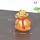 thumbnail image 5 of Árbol del dinero de la suerte del Feng Shui, bolsa de lingotes de oro, mascota del Festival de la primavera, adorno de escritorio, decoración del hogar y el automóvil, artesanía, 5 of 5