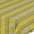 thumbnail image 2 of Le Cluny French Provence Tablecloth,  52" x72" Rectangular, Coated Cotton Easy Care, Lavender Green, 2 of 2
