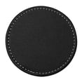 thumbnail image 2 of 1 posavasos para posavasos PU para taza de té y , /cuadrado, cm Ronda Negra Gloria Posavasos de la estera de la taza de la mesa de centro, 2 of 7