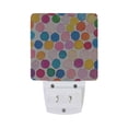 thumbnail image 5 of Yayeee LED Plug in Night Light for The Home with Auto Dusk to Dawn Light Sensors, 2 Pack, Watercolor Circles, 5 of 6