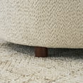 thumbnail image 6 of Christopher Knight Home 73" Modern Curved Cloud Upholstered Boucle Sofa, Armless 4-Seater, Beige, 6 of 9