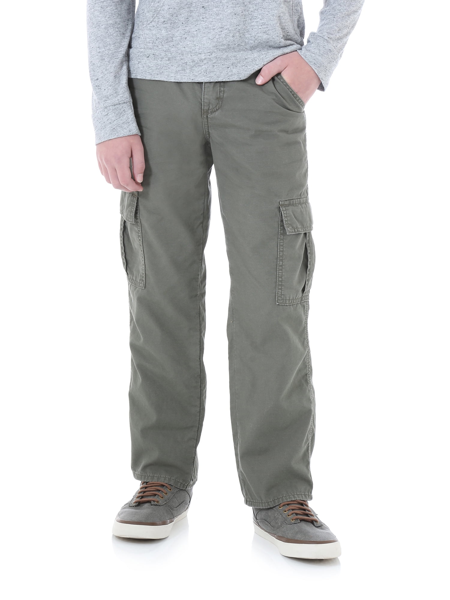 Wrangler - Wrangler Boys 4-16 Lined Cargo Pants - Walmart.com - Walmart.com