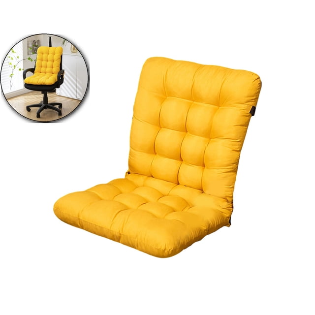 Dvruxg Rocking Chair Cushion, High Back Patio Cushions - Waterproof Solid Tufted Pillow, Indoor/Outdoor Pads with Ties, Fade-Resistant & Seasonal All Weather Replacement