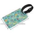 thumbnail image 2 of Kdxio Trucks And Excavators Luggage Tags Privacy Cover ID Label Suitcase Tags Identifiers For School Bags,Suitcases, 2 of 7
