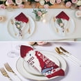 thumbnail image 3 of 250 Anniversary USA Cloth Napkins, 4th of July 1776-2026 American Flag Washable and Reusable Dinner Napkins Set of 8, Table Napkin for Kitchen Party Birthday Wedding Hotel Housewarming 20"x20", 3 of 9