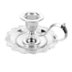 thumbnail image 1 of Bandeja de metal para velas: candelabros de Shabat con diseño floral, candelabro rústico, centro de mesa para decoración de bodas y festividades., 1 of 5