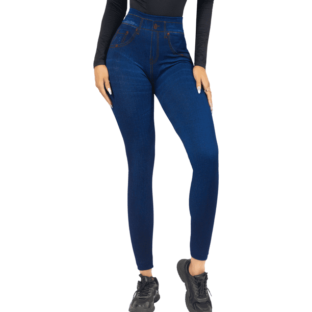 Leggings de Mujer Estilo Mezclilla Unitalla Comodidad y Estilo en Leggins