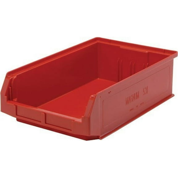 19 3/4" Deep x 18 3/8" Wide x 11 7/8" High Red Magnum Bin