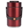 thumbnail image 3 of Fiambrera Bento Contenedores de almuerzo aislados de 3 capas de acero inoxidable 304 2300ml Contenedores de fiambrera interior de doble vacío de gran capacidad para trabajo ANGGREK  Otros, 3 of 8