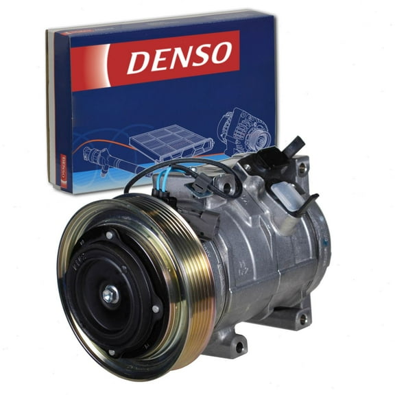 DENSO AC Compressor & Clutch compatible with Honda Pilot 3.5L V6 2005-2008