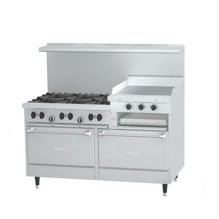 Sunfire Gas Restaurant Range (Garland X60-6R24RR Sunfire 60
