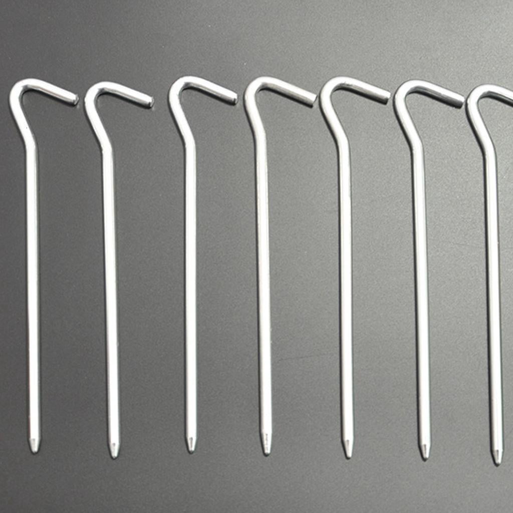 Yihuala Durability Tent Sand Pegs Multipurpose Tent Anchors Heavy Type Tent Stakes for Hiking Backpacks Essential