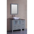 thumbnail image 1 of Mercury Import Group AGR130SQBG1S 42 in. Bosconi Single Vanity Set - Gray, 1 of 1