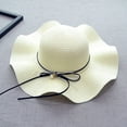 thumbnail image 4 of beishanbush Clothing 2025 Sun Hats Women Summer Wide Straw Hat Beach Foldable Sun Hats Floppy Roll Up Protection Sun Cap UPF 50+ Caps D, 4 of 4