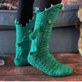 thumbnail image 4 of Women Men Crazy Funny Socks Novelty Knit Graphic Winter Warm Feet Sock Cute Christmas Halloween Birthday Party, 4 of 5
