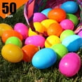 thumbnail image 2 of GiftExpress Plastic Bright Easter Egg Assortment 50 Pcs Perfect for Easter Egg Hunt/Surprise Egg/Easter Hunt, 2 of 4