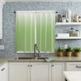 thumbnail image 4 of Dirty Green White Gradient Small Curtain Rod Pocket Short Curtains Half Drapes Partition Cabinet Door Window Curtains Home Decor, 4 of 6