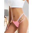 thumbnail image 4 of Tangas con aro de corazón, bragas íntimas transpirables, elásticas y huecas, lencería y ropa interior femenina., 4 of 5