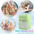 thumbnail image 5 of Piggy Bank Cash Coin Can ATM Bank, Electronic Coin Money Saving Bank for Children, Boys Girls Best Gift (Dinosaur), 5 of 7