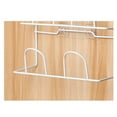 thumbnail image 5 of FRCOLOR 3pcs Double-layer Shoes Mount Slippers Hanging Shelf Slipper Storage Organizer (White), 5 of 8