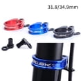 thumbnail image 4 of Bicycle Seatpost Clamp with Cable Guide Ø34.9mm/Ø31.8mm Aluminium Alloy 31.8mm Black, 4 of 8