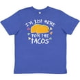 thumbnail image 3 of Inktastic Im Just Here For The Tacos Cinco De Mayo Youth T-Shirt, 3 of 5