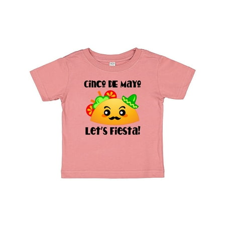 

Inktastic Cinco De Mayo Lets Fiesta Taco Gift Baby Boy or Baby Girl T-Shirt