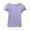 Purple, variant on REDARER Girls Short Sleeve T-Shirt Cotton Puff Sleeve Top Cute Comfortable Casual Tee For Toddler Kids Soft Everyday Playwear,Color:Black,Size:11-12 Years