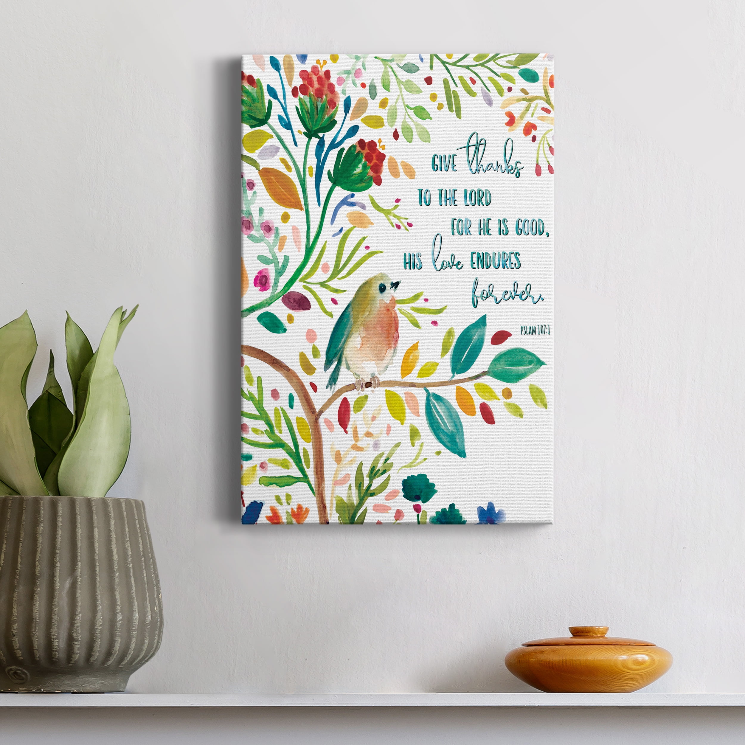 Give Thanks Premium Gallery Wrapped Canvas - Ready to Hang - 32 x 48