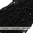 thumbnail image 6 of Nu Faux locs Soft locs 18inch Crochet Hair braids Curly Wavy Nu locs Goddess 7Packs Pre Looped Goddess Locs for Black Women Synthetic locs Braiding Hair Extensions+Gifts 18"7packs, 6 of 8