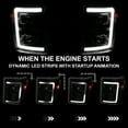 thumbnail image 6 of Spec-D Tuning Black Smoke Projector Headlights w/ Switchback Sequential LED Bar and Startup Animation Compatible with 2011-2016 Ford F250, F350, F450, F550 Super Duty, Left + Right Pair Headlamps, 6 of 6
