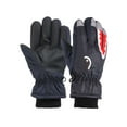 thumbnail image 2 of Spencer Kids Snow Ski Gloves Thickened Warm Winter Gloves Outdoor Waterproof Anti-slip Skating Gloves with Fleece Lining Boys and Girls 8-14 Years, Black, 2 of 11