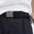 thumbnail image 3 of une Ceinture En Toile Marron De 120 Cm Pour Hommes Et Femmes, Sangle De 3,8 Cm, Boucle Automatique, Jeans, Ceinture Perfore Dcontracte, 3 of 5