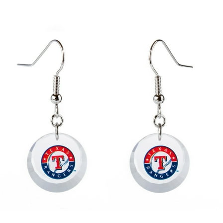 Texas Rangers Swarovski Pick Off Earrings