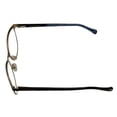 thumbnail image 5 of Lucky Mens Ophthalmic Soft Square Navy Gold Metal Frame D111 53mm, 5 of 6